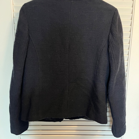 collarless blazer - Picture 2 of 2